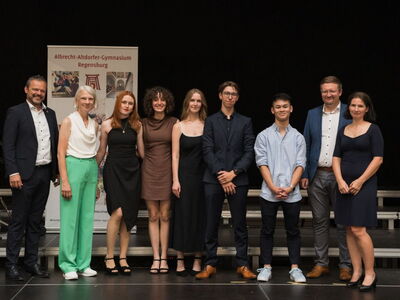 Gruppenbild Abiturfeier