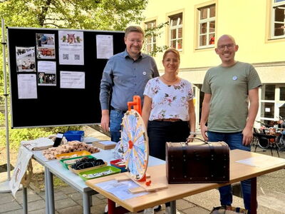 Stand Verein der Freunde des AAG Regensburg e.V. auf dem Sommerfest